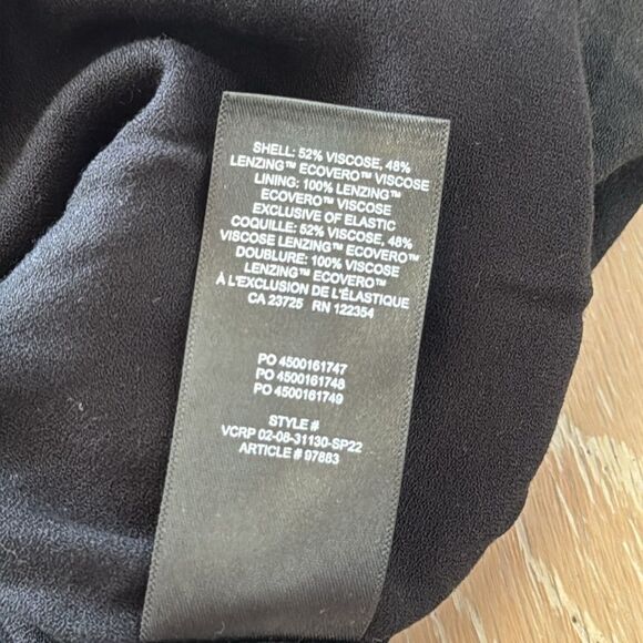 Sunday Best Aritzia Spencer Dress Cowl-Neck Mini Dress Black SzM - Picture 13 of 13